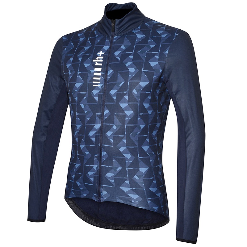 Giacca Rh+ Stylus Printed Wind - Blu
