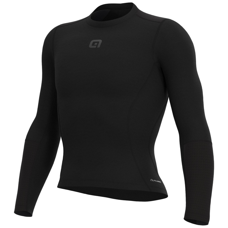 Maglia intima maniche lunghe Ale Grid - Nero