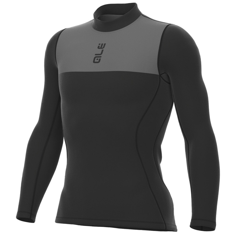 Maglia intima maniche lunghe Ale Impatto - Nero