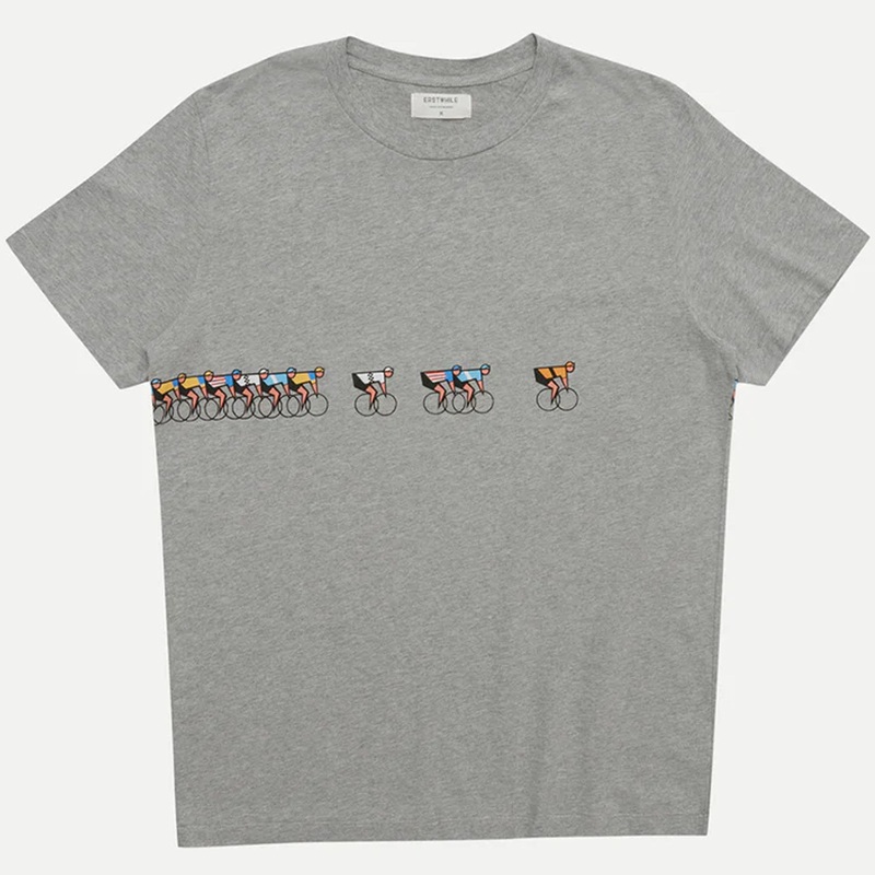 T-Shirt Erstwhile Tete de la Course 70S - Grigio