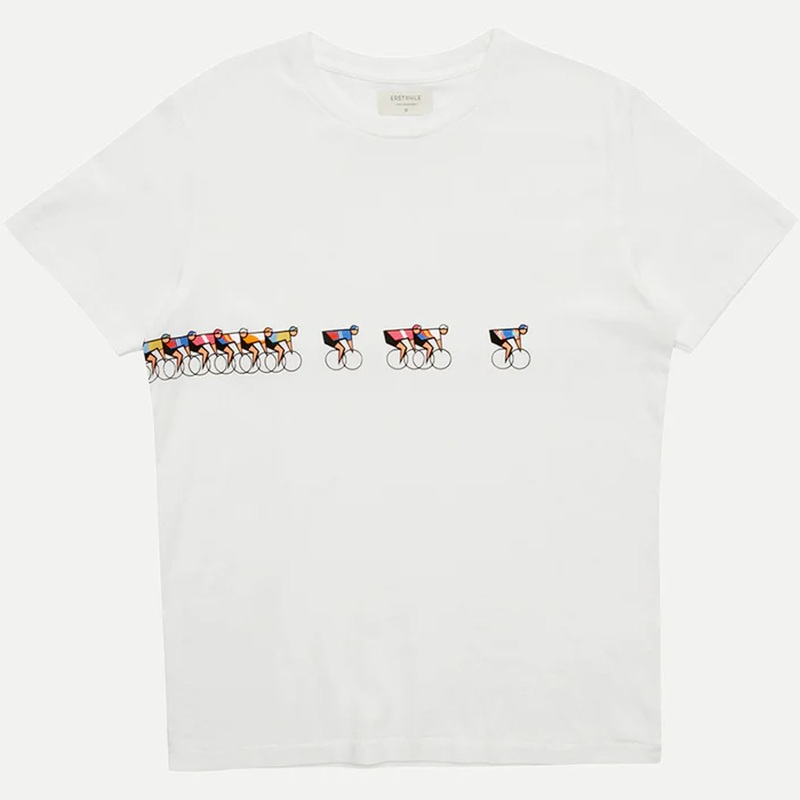 T-Shirt Erstwhile Tete de la Course 90S - Bianco