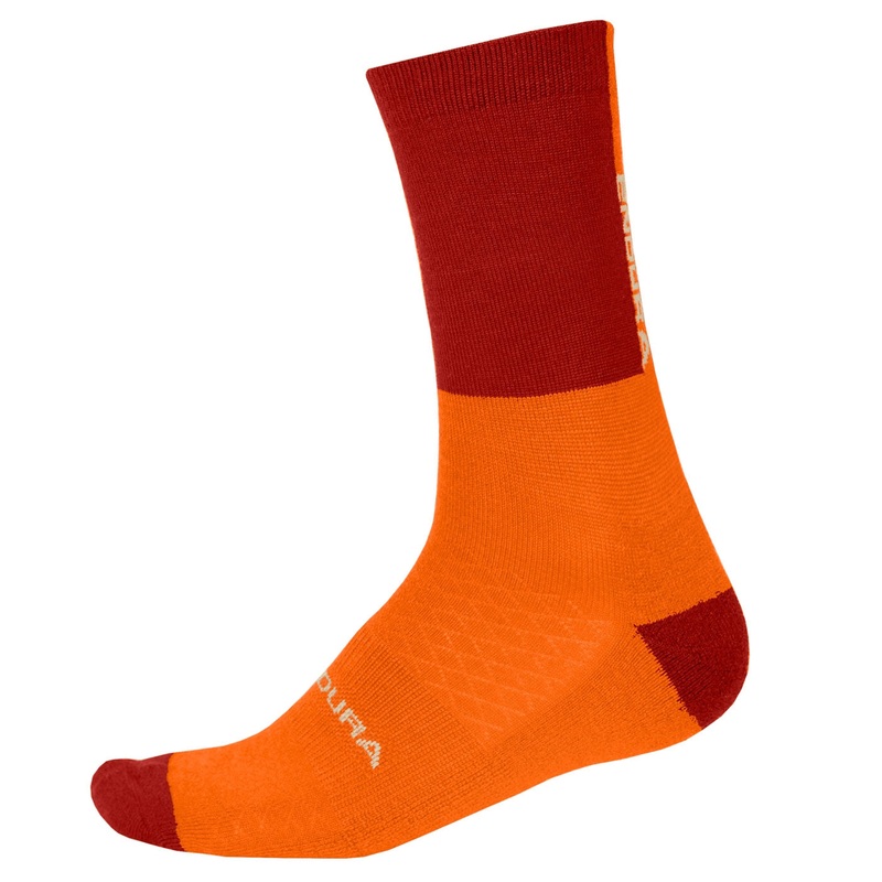Calze donna Endura Baabaa Merino Winter - Arancio