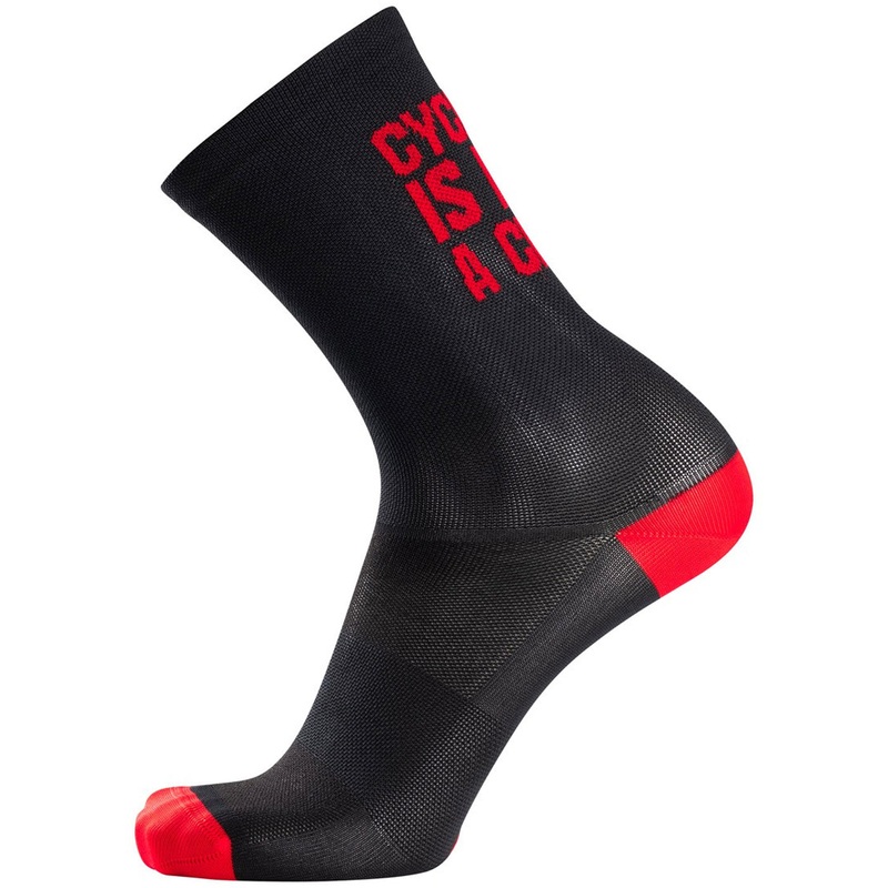 Calze Nalini Ride - Nero rosso