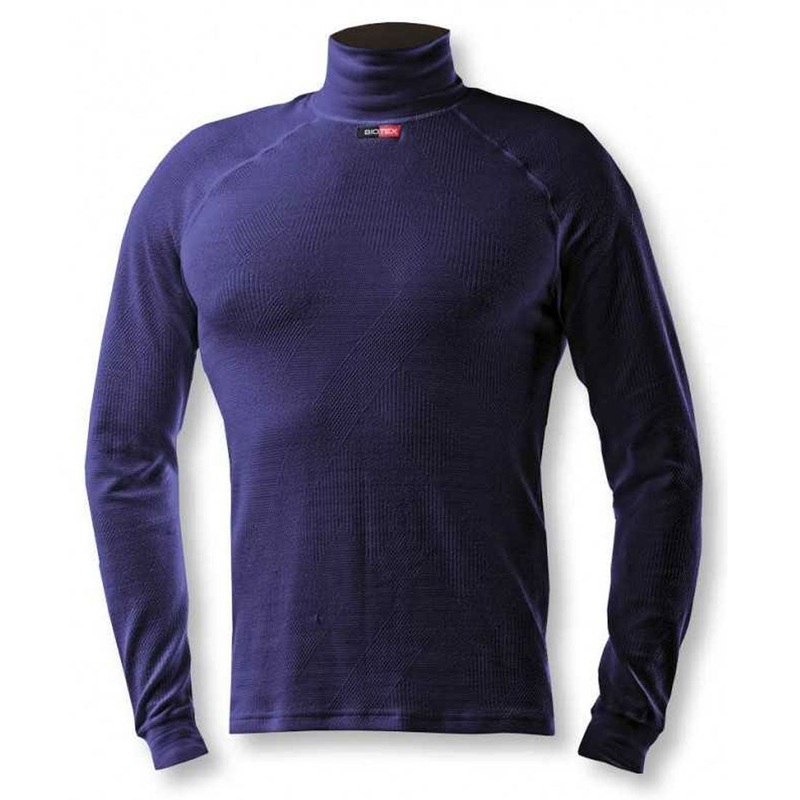 Maglia Intima maniche lunghe Biotex Lupetto Second Skin - Blu