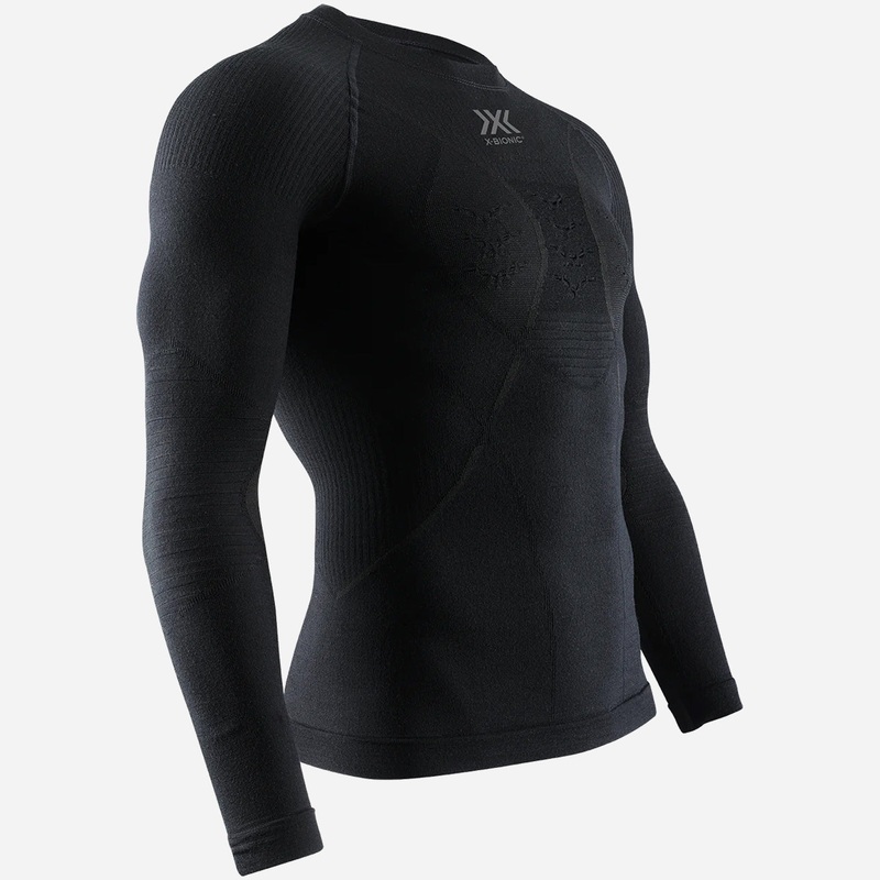 Maglia intima maniche lunghe X-Bionic Apani Merino 4.0 - Nero