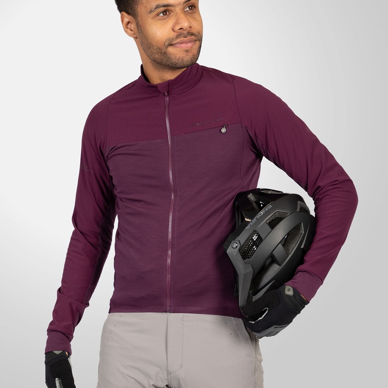 Maglia maniche lunghe Endura GV500 - Viola
