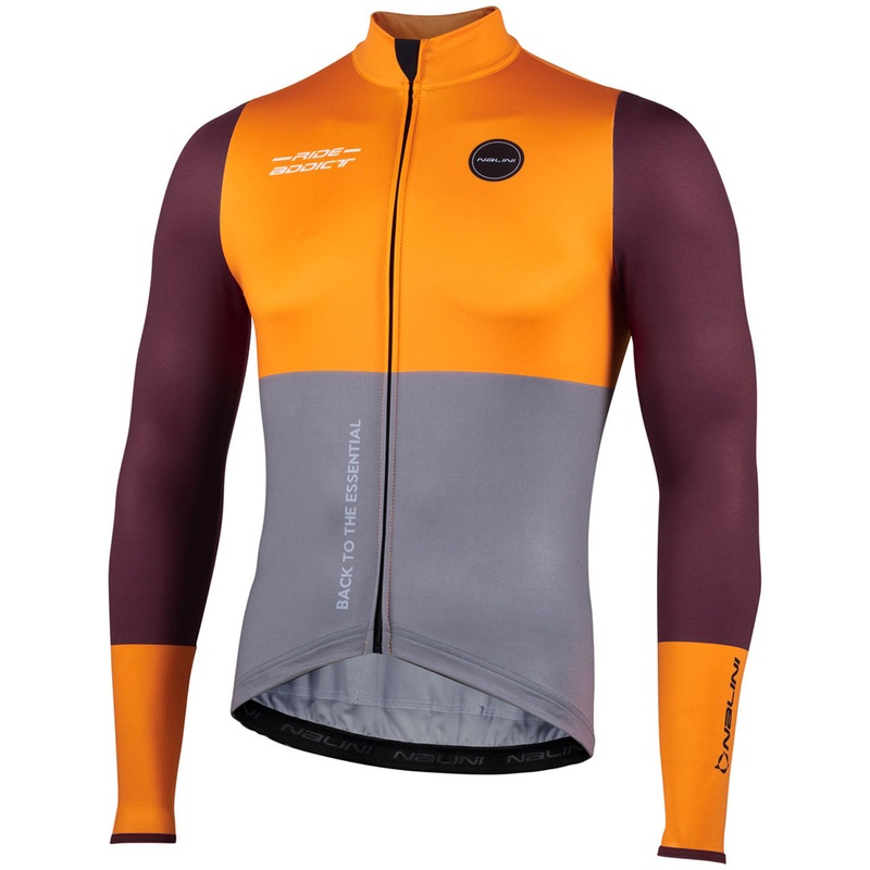 Maglia maniche lunghe Nalini Warm Fit - Arancio grigio