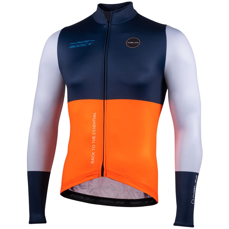 Maglia maniche lunghe Nalini Warm Fit - Blu arancio