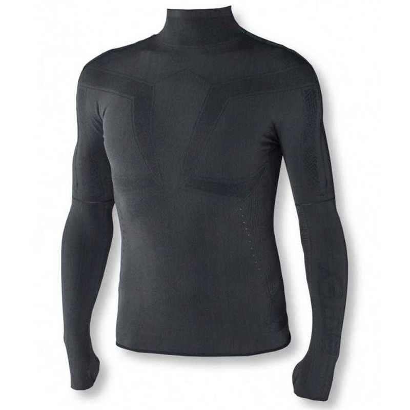 Maglia Intima maniche lunghe Biotex Lupetto Ingamba - Nero