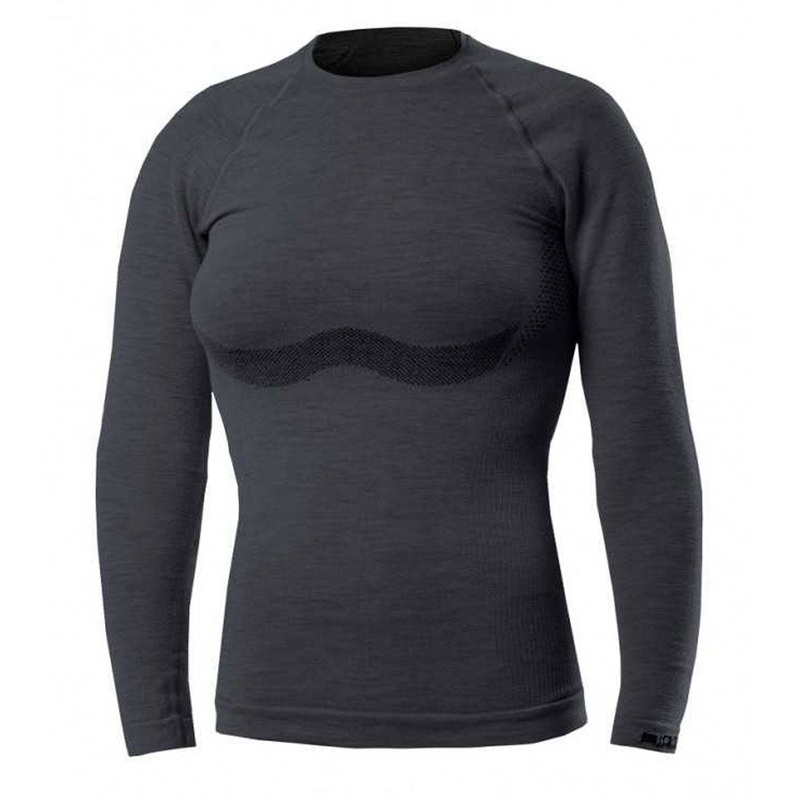 Maglia Intima maniche lunghe donna Biotex Calore Merino - Grigio
