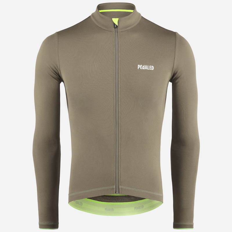 Maglia maniche lunghe Pedaled Element Merino - Grigio