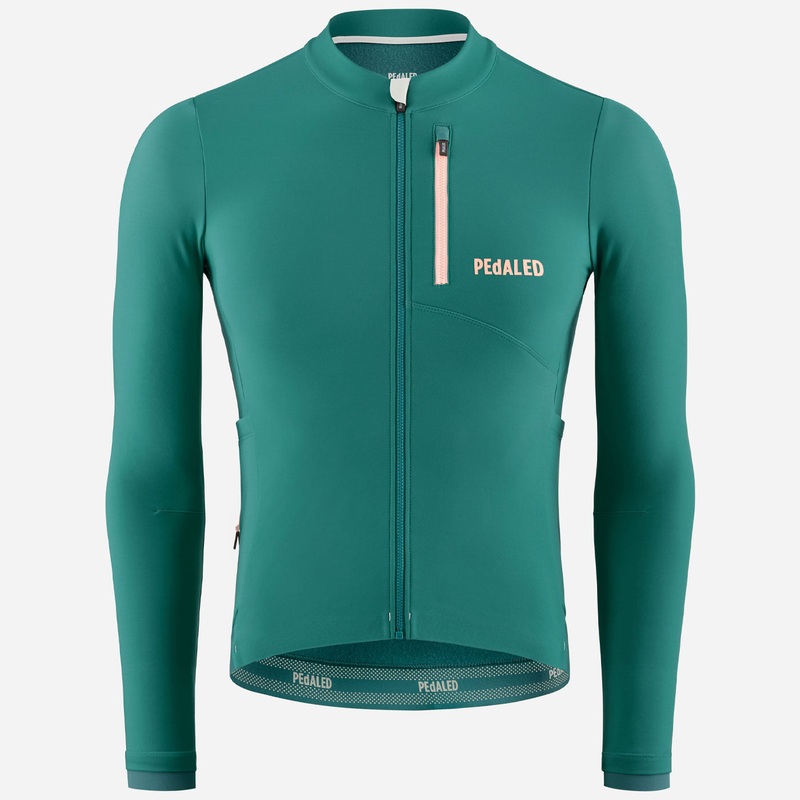 Maglia maniche lunghe Pedaled Odyssey - Verde