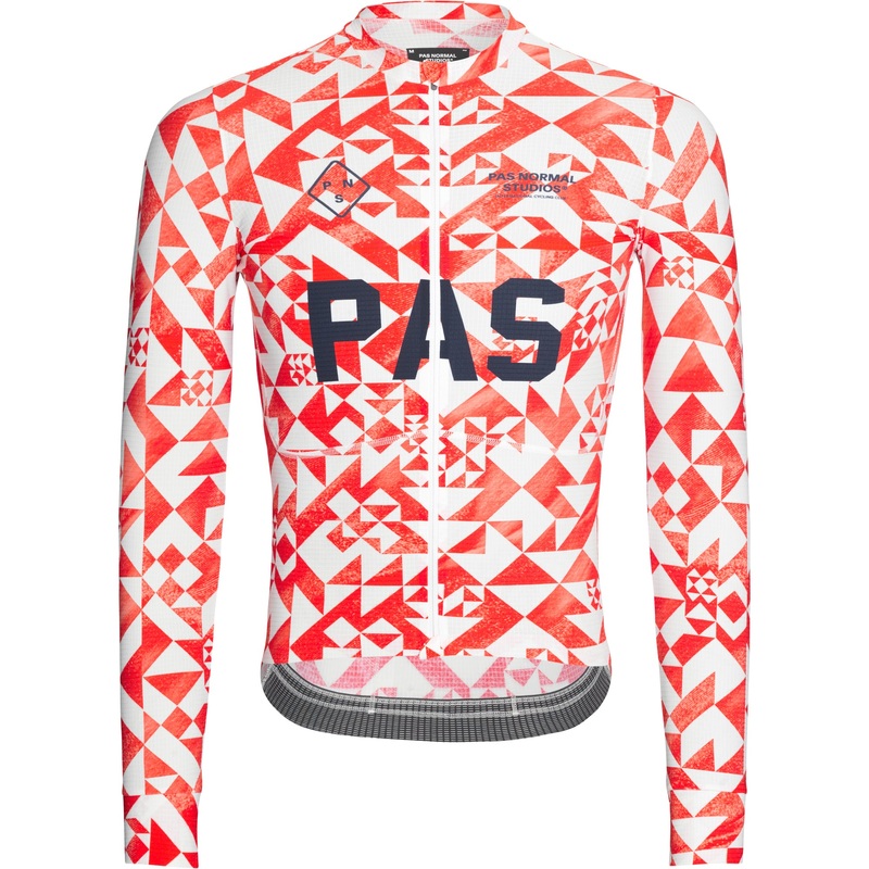 Maglia maniche lunghe Pas Normal Studios Mechanism Pro Origami - Rosso