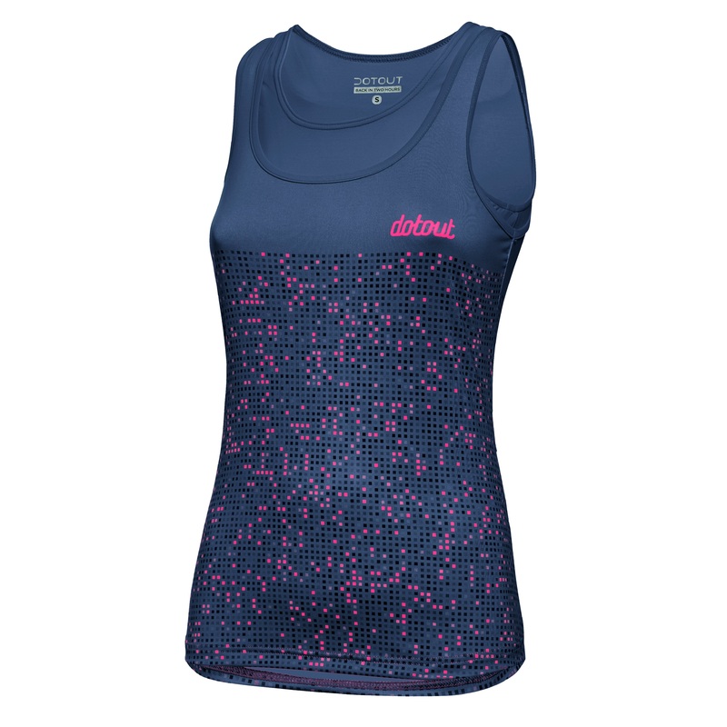 Top donna Dotout Flash - Blu scuro