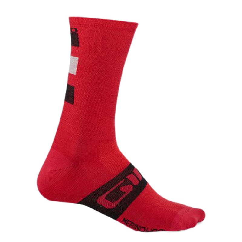 Calze Giro Merino Seasonal - Rosse