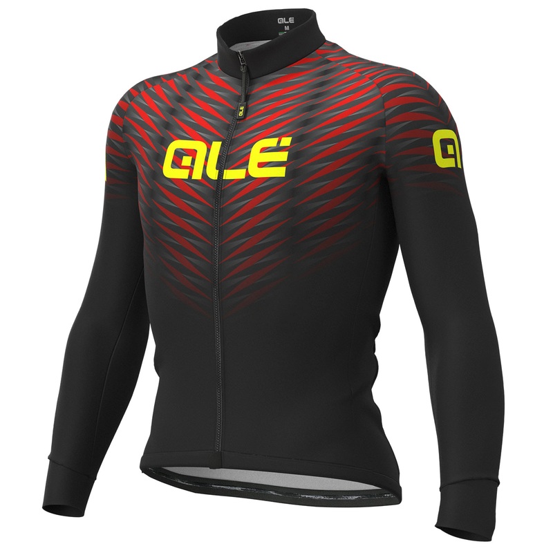 Maglia maniche lunghe Ale Solid Thorn - Nero rosso