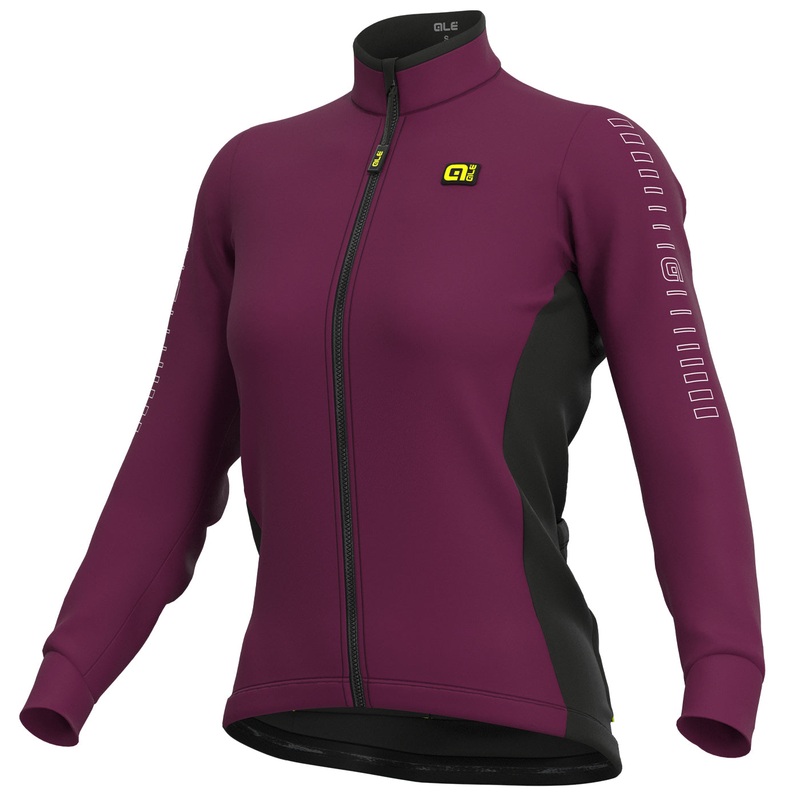 Maglia maniche lunghe donna Ale Solid Fondo - Viola