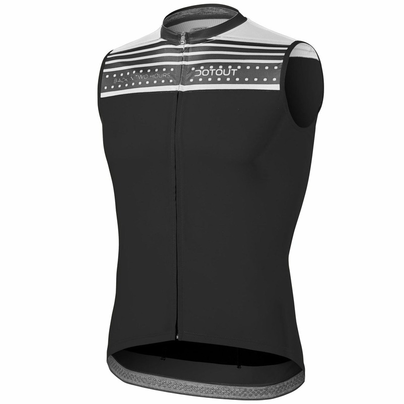 Maglia senza maniche Dotout Flash - Nero bianco