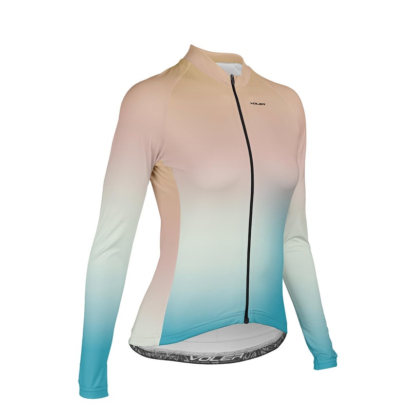 W. PELOTON COASTAL LS JERSEY - ETHEREAL